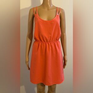 Forever 21 Coral Sleeveless Dress